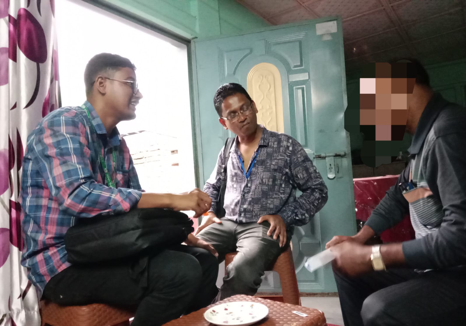 EHHD enumerator conducting household interview